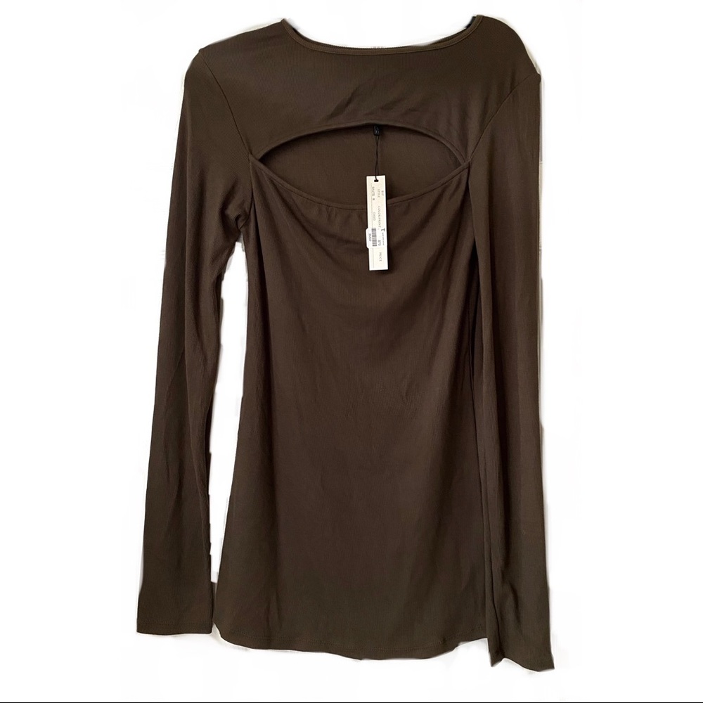 Indah Body Front Cut Out Long Sleeve Mini Dress 3